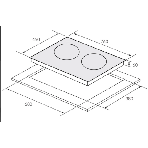 Bếp từ đôi Eurosun EU-T898G