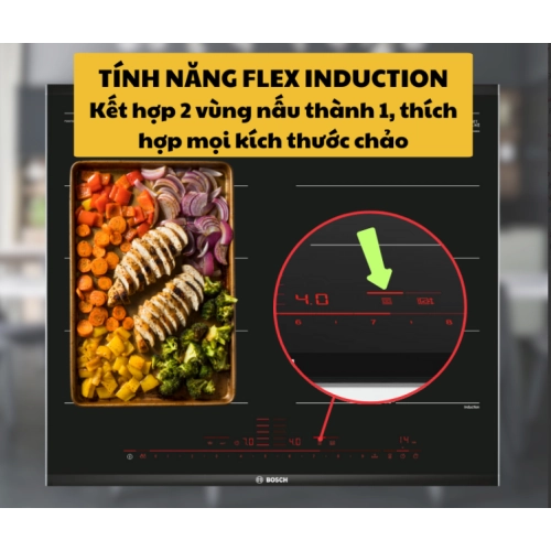 Bếp từ đa điểm Bosch TGB.PXY675DC1E Series 8