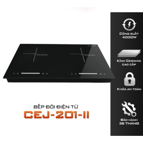 Bếp từ đôi Junger CEJ-201-II