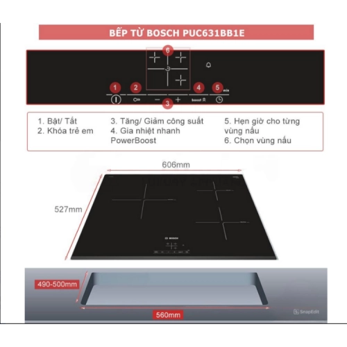 Bếp từ Bosch HMH.PUC631BB1E