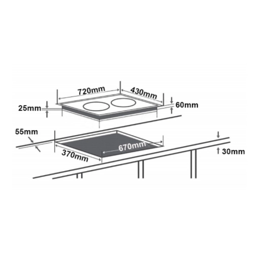Bếp từ đôi Chef