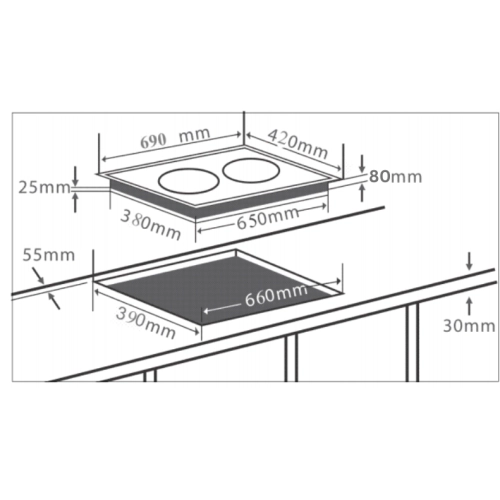 Bếp từ Chefs EH-DIH2000A