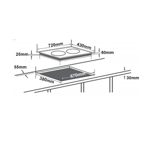 Bếp từ Chefs EH-DIH322