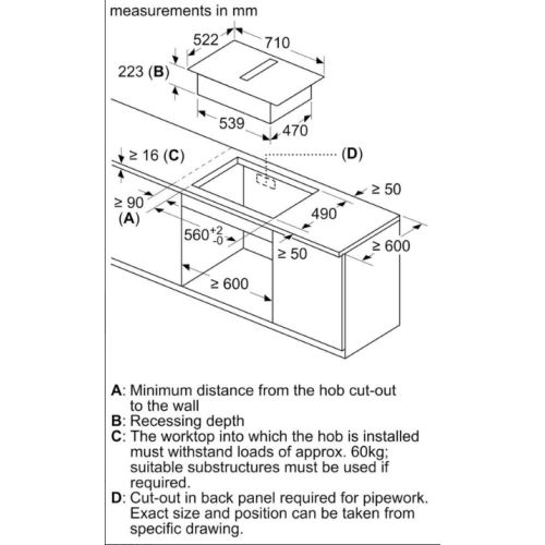 Bếp từ kết hợp hút mùi Bosch HMH.PVQ731F15E Series 6