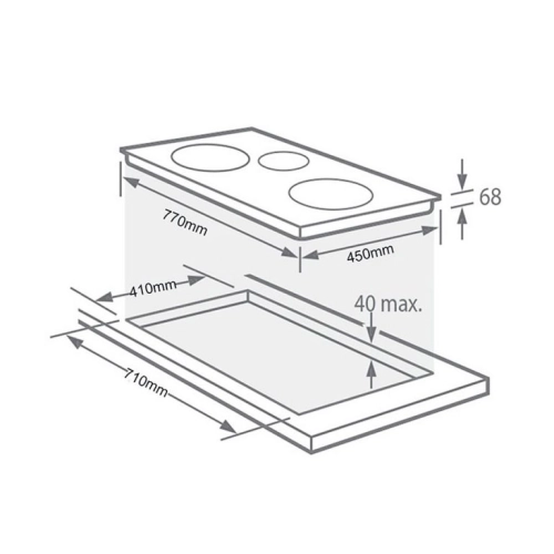 Bếp từ Hafele HC-I773D 536.61.585
