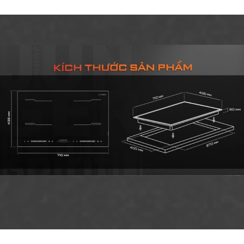 Bếp từ đôi Junger MK-22