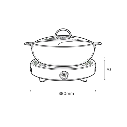 Bếp từ đơn Hawonkoo CEH-101-I-CF