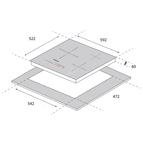 Bếp từ 3 vùng nấu Eurogold EUH2131