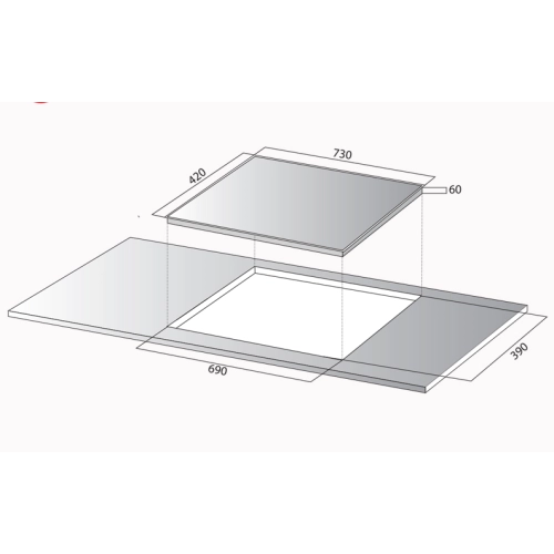 Bếp từ Kocher DI-833GE