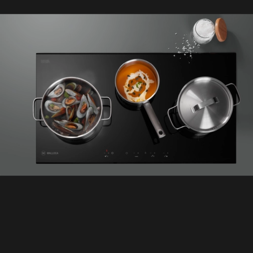 Bếp kính âm 2 từ và 1 điện MH-03IR N