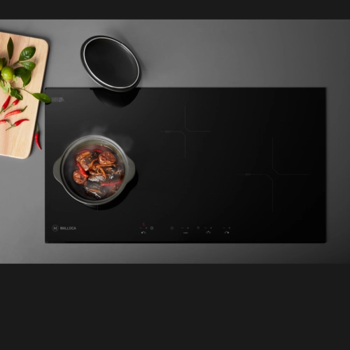 Bếp kính âm 2 từ và 1 điện MH-03IR N