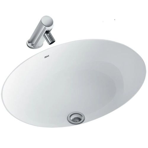 Chậu Rửa Lavabo Inax L-2293V (L2293V) Âm Bàn Oval