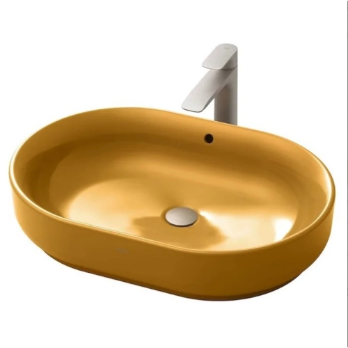 Chậu Rửa Lavabo TOTO LW896JW/F#MDR Đặt Bàn Cam Vàng