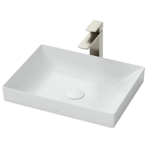 Chậu Rửa Mặt Lavabo TOTO LT4715G17#MW Đặt Bàn Màu Trắng Mờ 500x380 mm