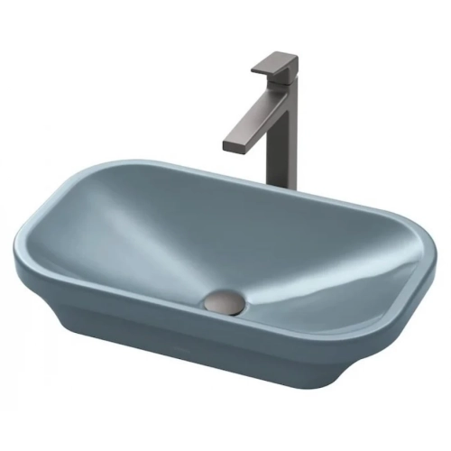 Chậu Rửa Lavabo TOTO LW630JDW/F#ASB Đặt Bàn Xanh Tro