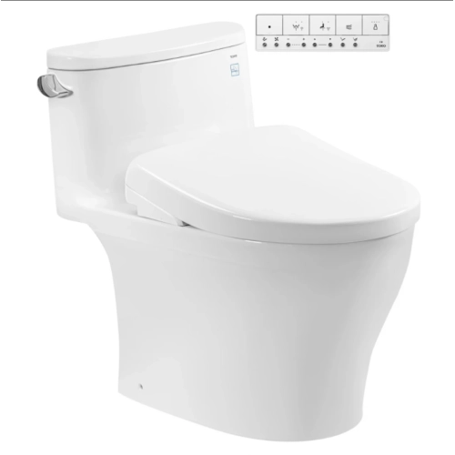 Bồn Cầu Điện Tử TOTO MS887CRW23 Nắp Rửa Washlet TCF47360GAA S7 Giấu Dây