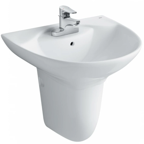 Lavabo Treo Tường Inax L-288V/L-288VC (L288V+L288VC) Chân Ngắn