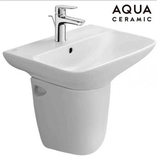 Chậu Lavabo Inax AL-289V/L-288VC Chân Treo Tường Aqua Ceramic