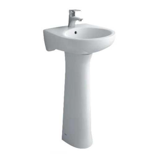 Lavabo Treo Tường Inax L-282V/L-284VD (L282V+L284VD) Kèm Chân Đứng