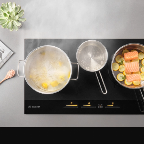 Bếp kính âm 3 từ Skylux MH-803