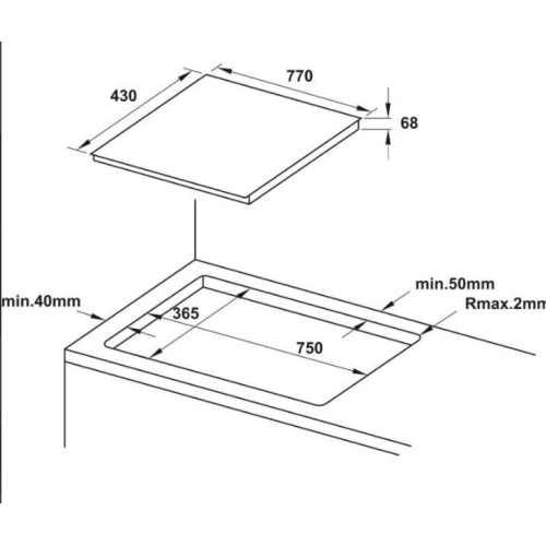 Bếp từ Hafele HC-IF77D 536.61.665