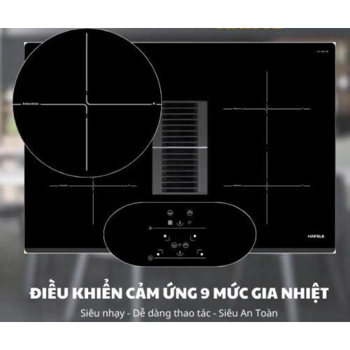 Bếp từ kết hợp hút mùi Hafele HC-IHH77D 536.61.655