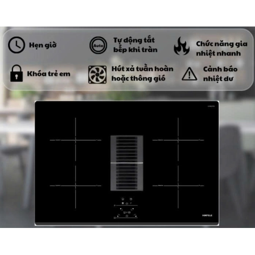 Bếp từ kết hợp hút mùi Hafele HC-IHH77D 536.61.655