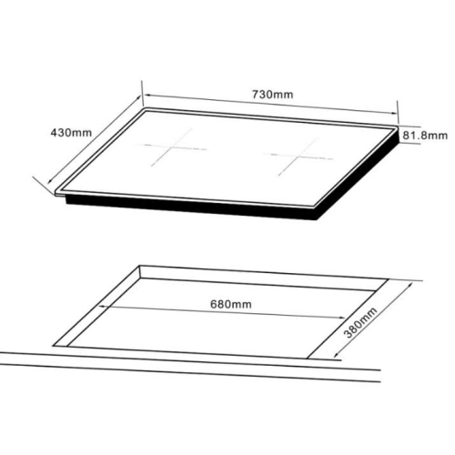Bếp từ Hafele HC-I73242B 536.61.857