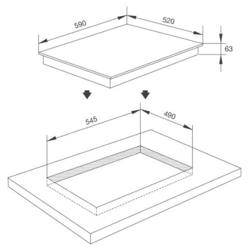 Bếp từ Malloca MI 593BN