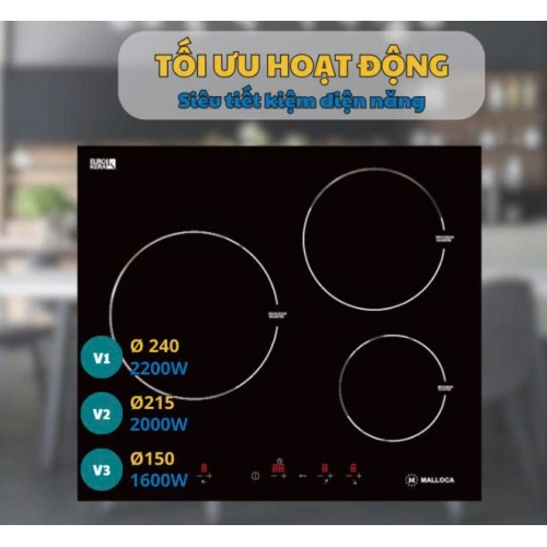 Bếp từ Malloca MH 03I