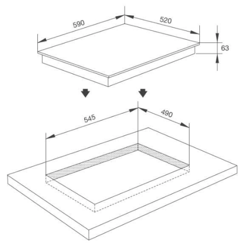 Bếp từ Malloca MI 593WN