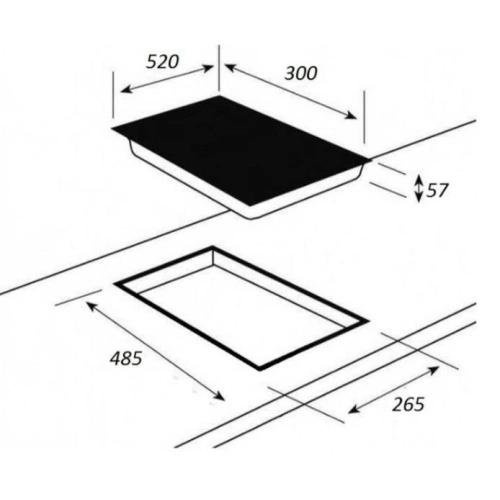Bếp từ Malloca DC-3001
