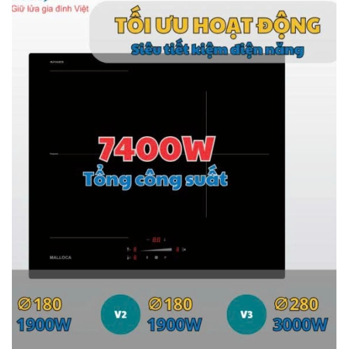 Bếp từ Malloca MI 593 FZ